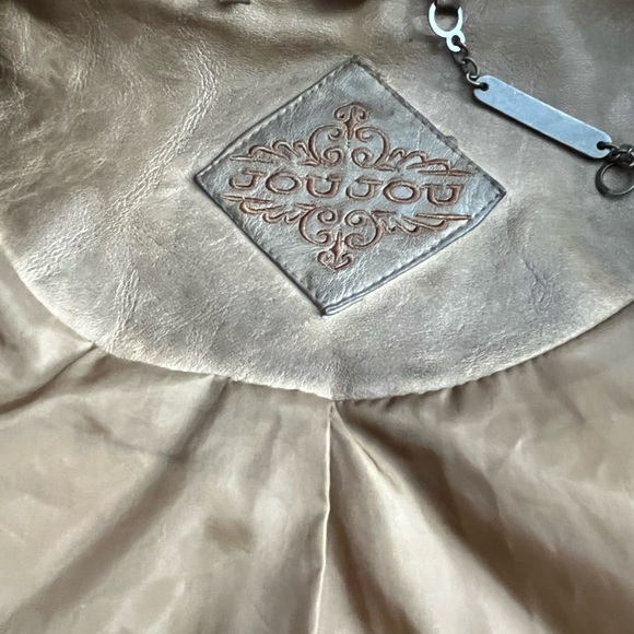 Jou Jou Faux Leather Motorcycle Jacket - Picture 3 of 3